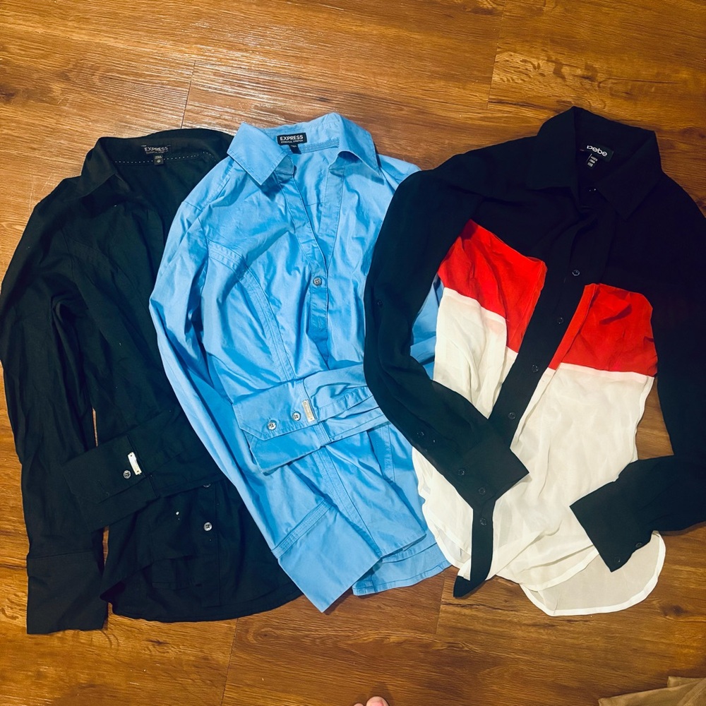 Express professional button down